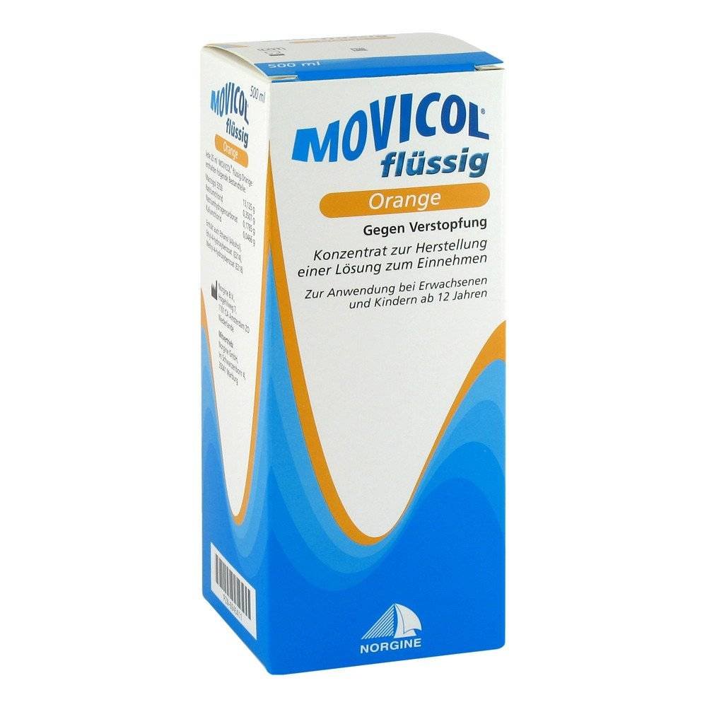 Movicol Liquid Orange Solution For Constipation 500ml