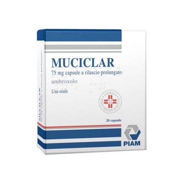 Капсулы с пролонгированным высвобождением Muciclar используются при лечении нарушений секреции при острых и хронических бронхолегочных заболеваниях.