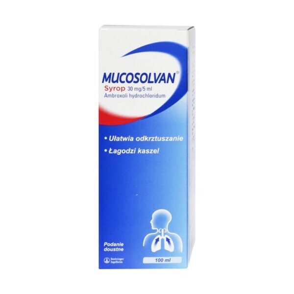 Mucosolvan Mini is a medicinal product facilitating expectoration and relieving cough, for use in wet cough