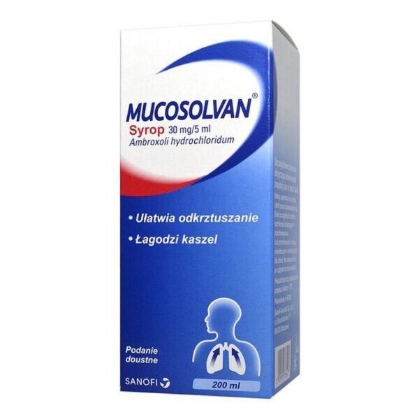 Mucosolvan Mini is a medicinal product facilitating expectoration and relieving cough, for use in wet cough