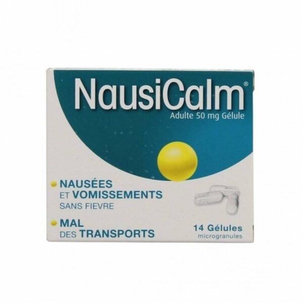This medication is an antiemetic which belongs to the family of type H1 antihistamines. It has sedative and atropine effects which explain certain contraindications and precautions for use.