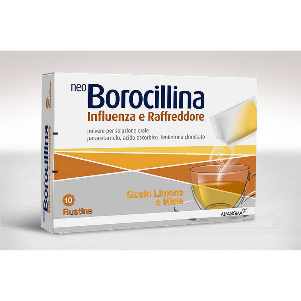 neoborocillin flu and cold powder for oral solution 10 NeoBorocillin Flu and Cold Poor Oral Solution is used in the treatment of colds and flu symptoms.
