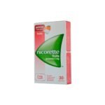 Nicorette 2 mg box of 30 gums, fresh mint taste without sugar, is recommended for moderately to weakly dependent smokers.