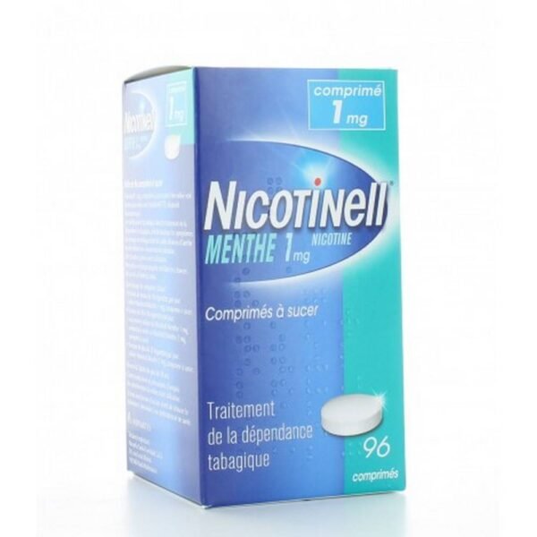 Nicotinell 1mg Mint 96 Tablets to suck contains nicotine, one of the substances of tobacco.