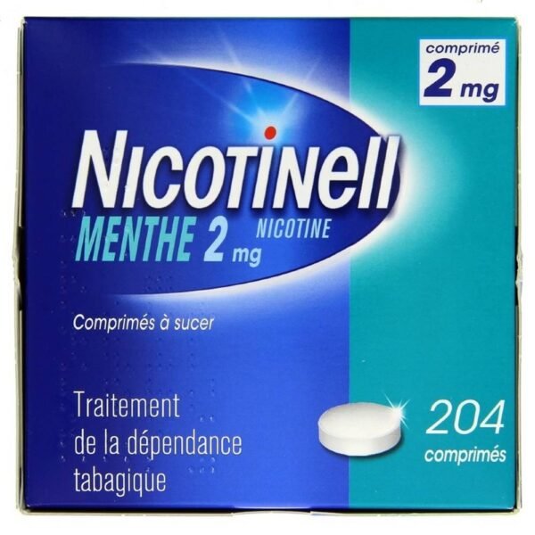 NICOTINELL 2mg Mint 204 Tablets to suck in our pharmacy bio, Comment on advice for use and dosage with our partner Avis checked after your purchase.