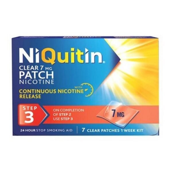 NiQuitin Phase 3 Patches are indicated for the last two weeks of treatment after Phase 1 and Phase 2 as part of Nicotine Replacement Therapy.