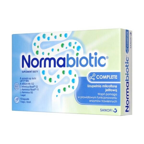 Normabiotic Journey - a dietary supplement containing the yeast Saccharomyces cerevisiae boulardii CNCM-I-1079, prebiotic and vitamins. The product is intended for adults and children over 3 years of age.