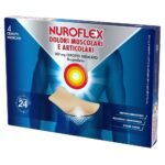 The medicated plaster 200 mg Ibuprofen Nuroflex Muscle and joint pain offers relief from pain caused by sprains and muscle and joint pain.