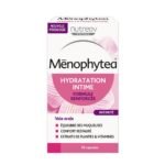 Ménophytea Intimate Hydration 30 Capsules maintains the level of collagen, the good structure and the normal functioning of the mucous membranes. By improving intimate hydration, Ménophytea capsules fight against the inconveniences due to menopause, on a daily basis and during sexual intercourse.