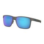 Oakley HOLBROOK sunglasses ™ METAL Matte Gunmetal / Prizm Sapphire Polarized OO4123-07. High quality materials.