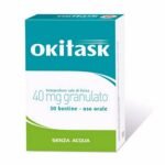 Okitask 40 mg granules is an over-the-counter drug that is used in the treatment of pains such as headaches, toothaches, neuralgia, menstrual pain, muscle and bone and joint pain.