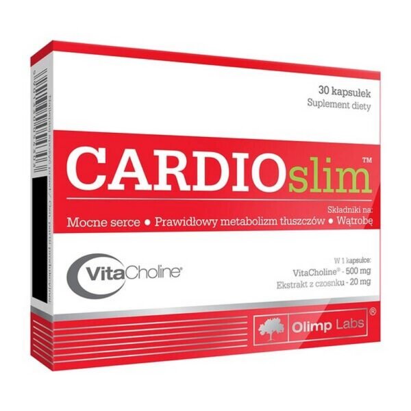 CARDIOslim - a dietary supplement supporting a strong heart, supporting the proper metabolism of fats. The preparation is intended for adults.