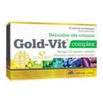 Gold-Vit complex - a dietary supplement containing an extract of 22 vegetables and fruits. The preparation is intended for adults. Magnesium and vitamin B6 help to reduce fatigue and fatigue.