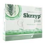 Olimp Skrzyp Plus - a dietary supplement containing bioactive ingredients of horsetail and selected vitamins. The preparation is intended for adults. Horsetail extract and biotin support the proper condition of hair, skin and nails.