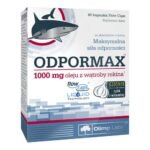 Wypormax - a dietary supplement containing shark liver oil and vitamins A, E, D, zinc and garlic. The preparation is intended for adults. Vitamin A, vitamin D, zinc and garlic extract support the proper functioning of the immune system.