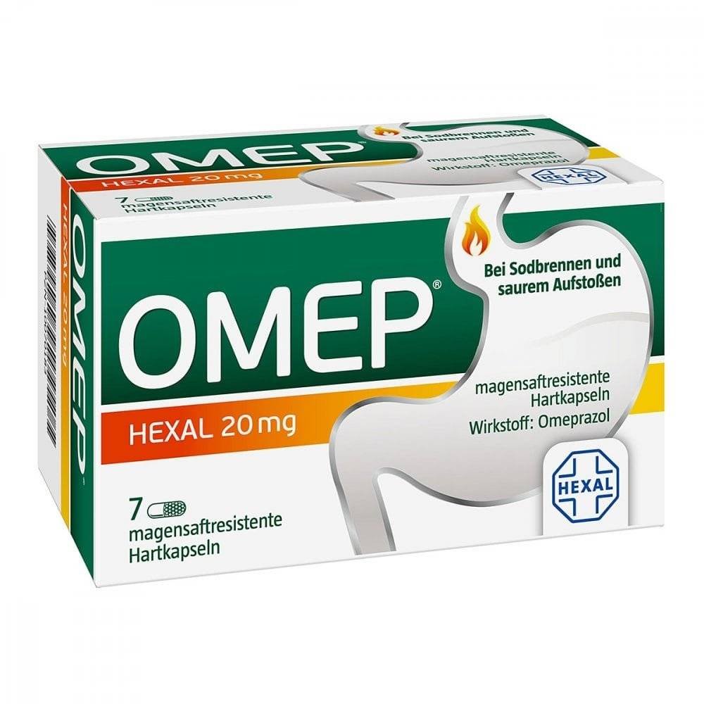 omep hexal 20mg 7 Stops the overproduction of stomach acid (inflammation of the stomach lining also called gastritis)