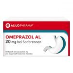 The medicine contains the active substance omeprazole.