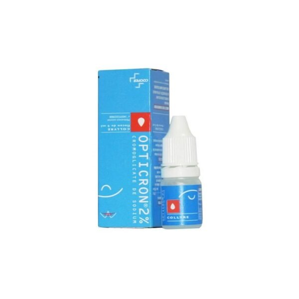 Opticron 2% is an eye drops from Cooper laboratories which is indicated in cases of allergic eye disease (allergic conjunctivity). Symptomatic treatment of ophthalmic disorders of allergic origin.