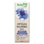 The Optigem GC12 eyelid spray from Herbalgem laboratories is a 100% natural preparation consisting essentially of cornflower water.