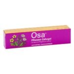 Гель Osa Herbal Tooth Gel приятно охлаждает, успокаивает и ухаживает за раздраженными деснами, когда прорезываются первые зубы, и может облегчить время прорезывания зубов.