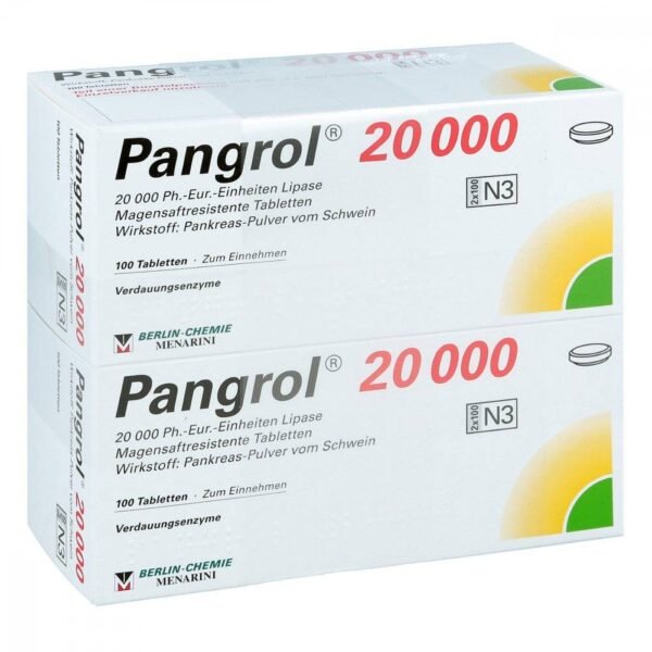 This preparation is a medicine that contains digestive substances (enzymes) from the pancreas of pigs (pancreas powder, also called pancreatin).