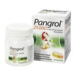 Pangrol contains digestive enzymes in the pancreas (pancreatic enzymes).