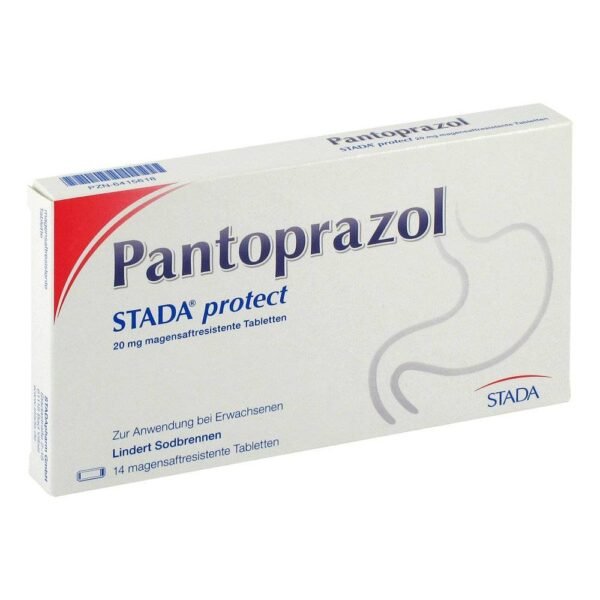 The medicine contains the active substance pantoprazole, which blocks a type of pump that makes stomach acid.
