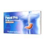 Panzol Pro is a medicinal product for use in reflux disease (heartburn) to reduce the amount of acid produced in the stomach.