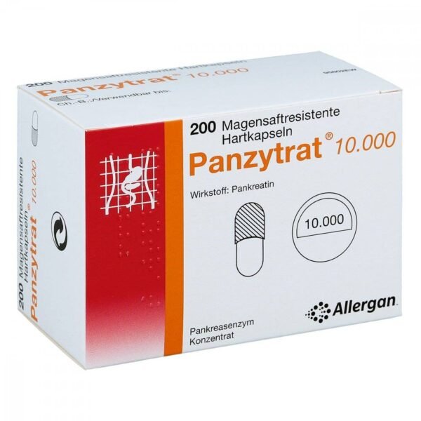 This medicine contains digestive enzymes from the pancreas