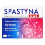 Spastyna Max is a diastolic drug. The drug is used during contractions of nervous and muscular origin. The active substance is drotaverine hydrochloride.