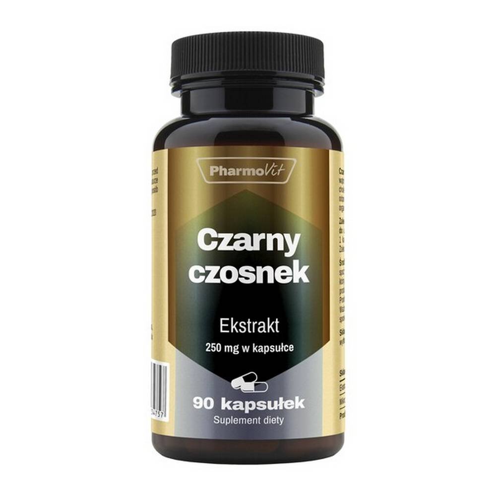 pharmovit black garlic extract 4 1 capsules 90 pcs Black garlic - a dietary supplement intended for adults.