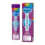 Plusssz Immunity 100% Complex - a dietary supplement containing a set of ingredients supporting immunity. The product is intended for adults. raspberry-black flavor.