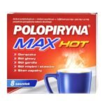 Polopyrine Hot Max is a drug for use in the case of fever and symptoms of colds and flu, such as: headache, sore throat, muscle and joint pain. Polopyrine Hot Max contains three active ingredients: acetylsalicylic acid, vitamin C and caffeine.