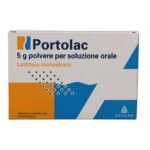 Portolac 5 g Powder for oral solution is used in the short-term treatment of occasional constipation in adults and children.
