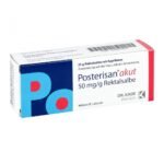 reduces pain in the anal area