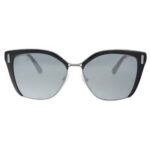 Prada PR 56TS 1AB5L0 - BLACK / GUNMETAL sunglasses. High quality materials.