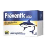 Preventic Extra - пищевая добавка, содержащая жир печени акулы, обогащенный витамином Е. Продукт предназначен для детей старше 3 лет и взрослых. Витамин А поддерживает нормальное функционирование иммунной системы и поддерживает хорошее зрение, кроме того, витамин А помогает поддерживать надлежащее состояние слизистых оболочек.