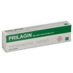 Prilagin is an antifungal for use in skin and nail infections caused by dermatophytes or Candida, possibly complicated by bacterial superinfection.