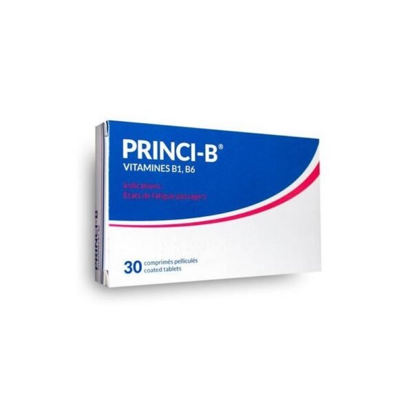Princi-B Vitamins B1 B6 30 таблеток - препарат, назначаемый при утомлении пассажиров.