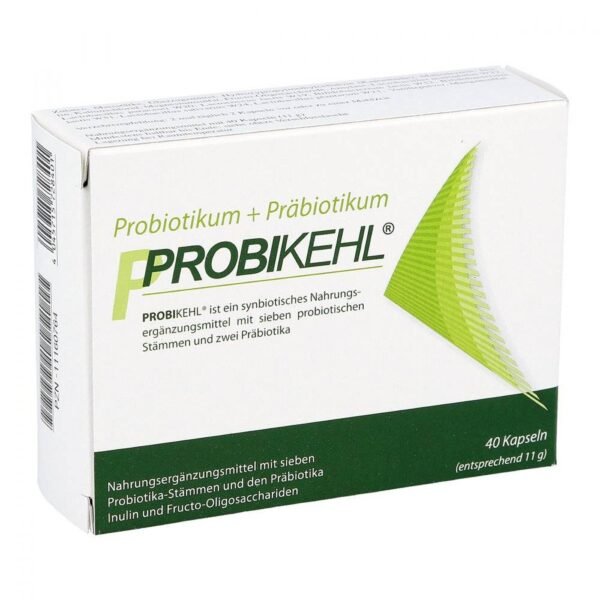 Food supplement with seven probiotic strains and the prebiotics inulin and fructo-oligosaccharides