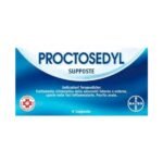 Proctosedyl Suppositories is used in the symptomatic treatment of hemorrhoids, internal or external, especially in the inflammatory phases and in cases of anal itching.