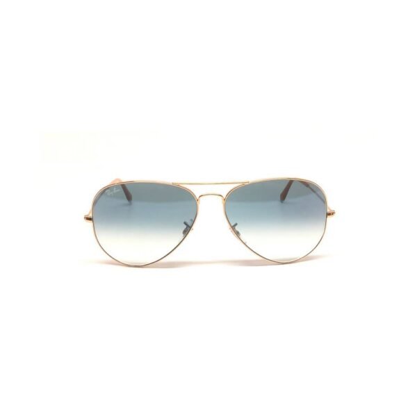 Солнцезащитные очки-авиаторы Ray-Ban® 3025 001 / 3F 62. Стеклянные линзы - очень высокая устойчивость к царапинам.