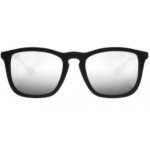 Солнцезащитные очки Ray-Ban RB 4187 60756G. Эта версия отличается более смелыми цветами, зеркальными линзами и типично мужскими фасадами.