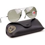 Солнцезащитные очки Ray-Ban RB3025-004 / 58. Минеральные линзы более устойчивы к царапинам.