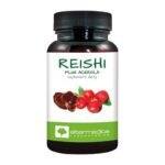 REISHI plus Acerola - a dietary supplement intended for adults. Beta-glucans and vitamin C help to delay the aging process and support the body's natural immunity.