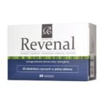 Revenal - a dietary supplement containing ingredients supporting the appearance and health of hair and nails. The product is intended for adults. Biotin, niacin, zinc and iodine help maintain healthy skin and hair.