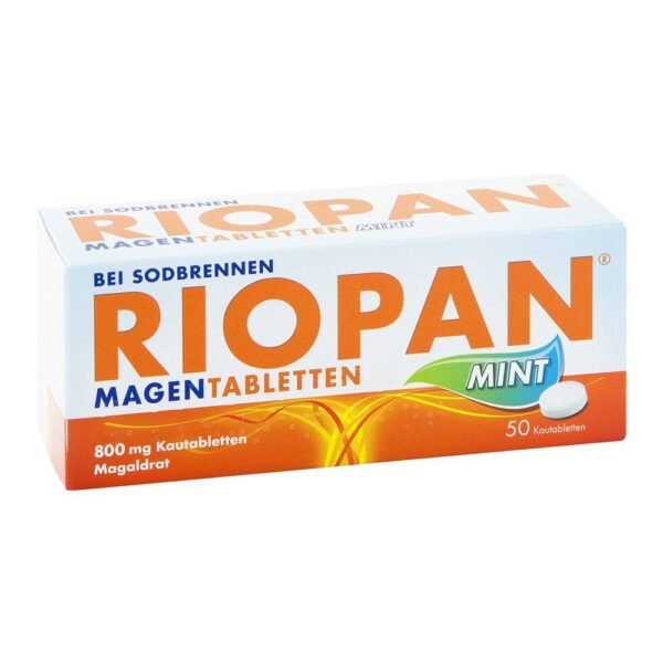Chewable tablet for heartburn