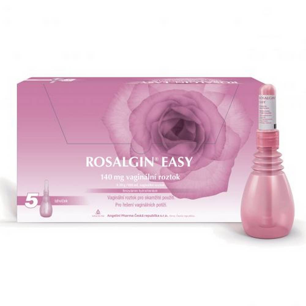 rosalgin easy vaginal solution 140 mg 5x 140 ml A drug for intimate rinsing and rinsing, which brings quick relief from gynecological problems. Suppresses pain, itching, burning.