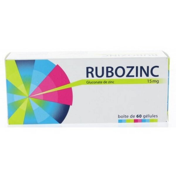 The non-prescription drug Rubozinc 15 mg is indicated for the treatment of inflammatory acne of minor and moderate severity and enteropathic acrodermatitis