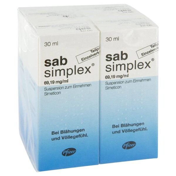 for the symptomatic treatment of gas-related gastrointestinal complaints, e.g. Flatulence (meteorism), bloating.
